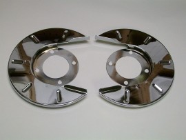 Chrome Brake Dust Shields