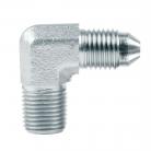 90 Degree -3 AN to 1/8 NPT Steel Adapter Fitting