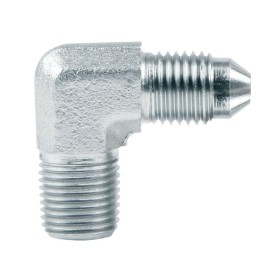 90 Degree -3 AN to 1/8 NPT Steel Adapter Fitting