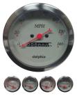 5 Piece grey mechanical gauge set