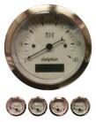 5 Piece gold programmable gauge set