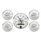 Auto Meter 880087 Masterpiece Silver Ford Five Gauge Set